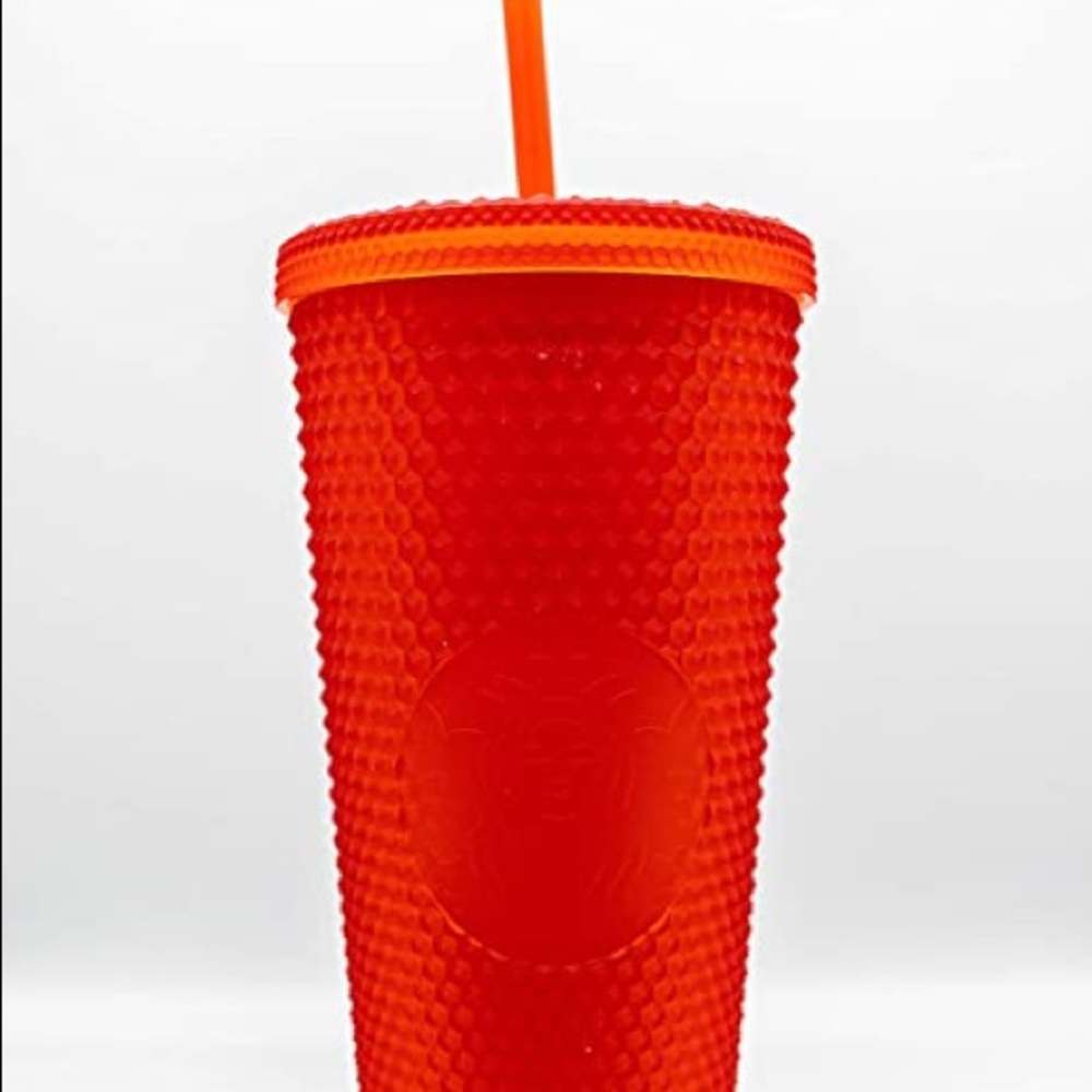 NEW. Red Studded Starbucks Tumbler